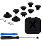 eXtremeRate EDGE Sticks Replacement Interchangeable Thumbsticks for PS5 & PS5 Edge & PS4 All Model Controllers - Black