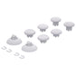 eXtremeRate EDGE Sticks Replacement Interchangeable Thumbsticks for PS5 & PS5 Edge & PS4 All Model Controllers - Solid White