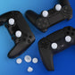 eXtremeRate EDGE Sticks Replacement Interchangeable Thumbsticks for PS5 & PS5 Edge & PS4 All Model Controllers - Robot White