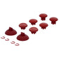 eXtremeRate EDGE Sticks Replacement Interchangeable Thumbsticks for PS5 & PS5 Edge & PS4 All Model Controllers - Carmine Red
