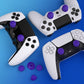 eXtremeRate EDGE Sticks Replacement Interchangeable Thumbsticks for PS5 & PS5 Edge & PS4 All Model Controllers - Purple