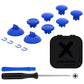 eXtremeRate EDGE Sticks Replacement Interchangeable Thumbsticks for PS5 & PS5 Edge & PS4 All Model Controllers - Blue