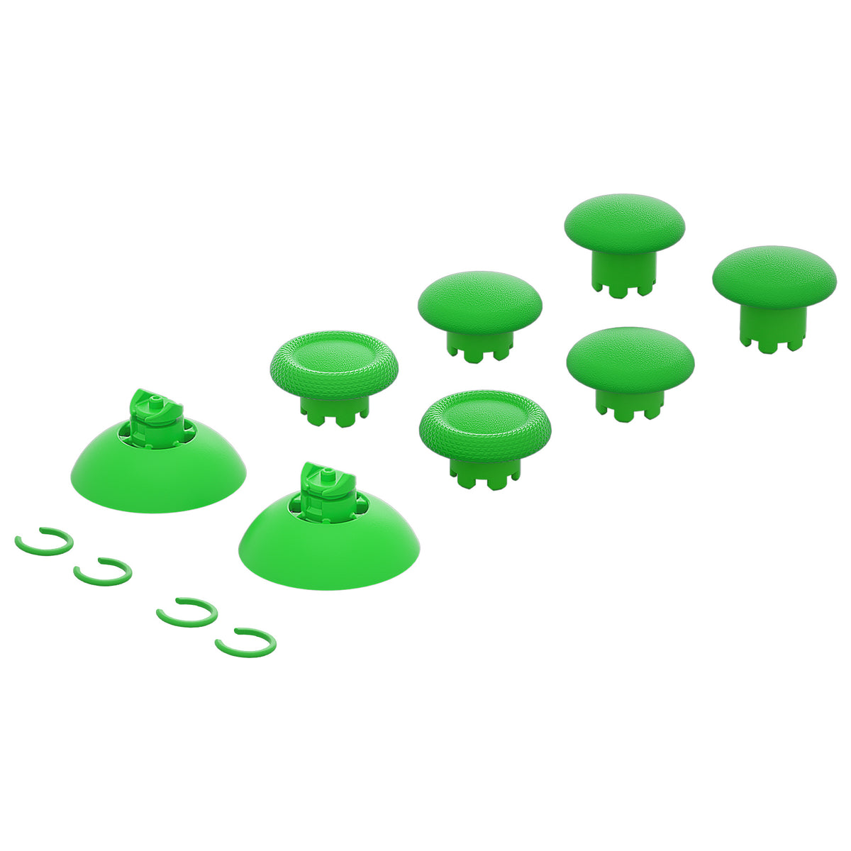 eXtremeRate EDGE Sticks Replacement Interchangeable Thumbsticks for PS5 & PS5 Edge & PS4 All Model Controllers - Green