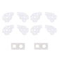 eXtremeRate 8 pcs Replacement Silicone Rubber ABXY & Dpad Button Pads for eXtremeRate Face Clicky Kit Compatible with Steam Deck LCD & OLED eXtremeRate