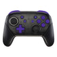 eXtremeRate Retail Purple Repair ABXY D-pad ZR ZL L R Keys for Nintendo Switch Pro Controller, DIY Replacement Full Set Buttons with Tools for Nintendo Switch Pro - Controller NOT Included - KRP305