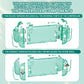 eXtremeRate DIY Replacement Full Set Shells with Buttons for Nintendo Switch 2 - Deluxe Version - Emerald Green