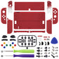 eXtremeRate Custom Replacement Full Set Shell with Buttons for Nintendo Switch OLED - Scarlet Red