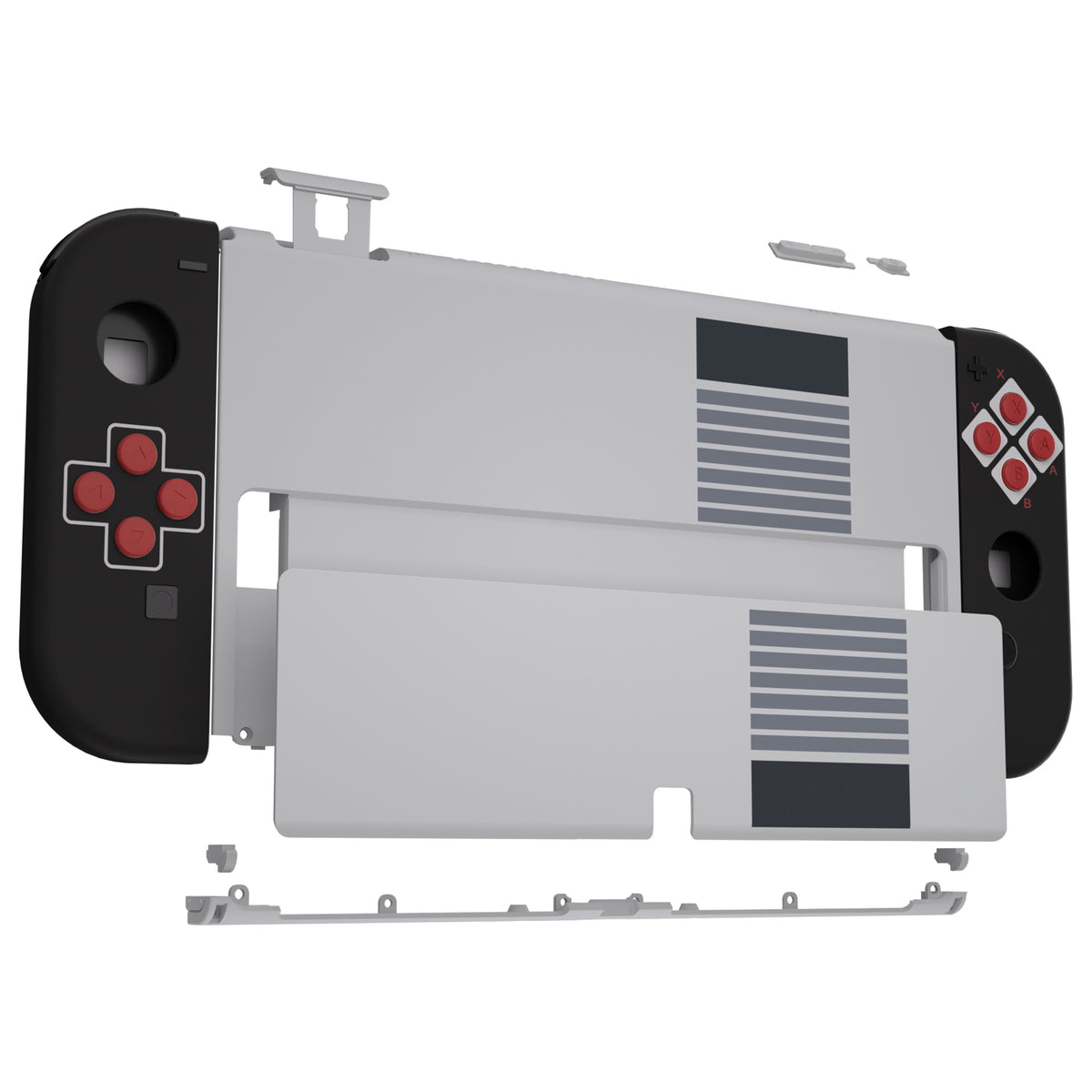 eXtremeRate Custom Replacement Full Set Shell with Buttons for Nintendo Switch OLED - Classic NES Style
