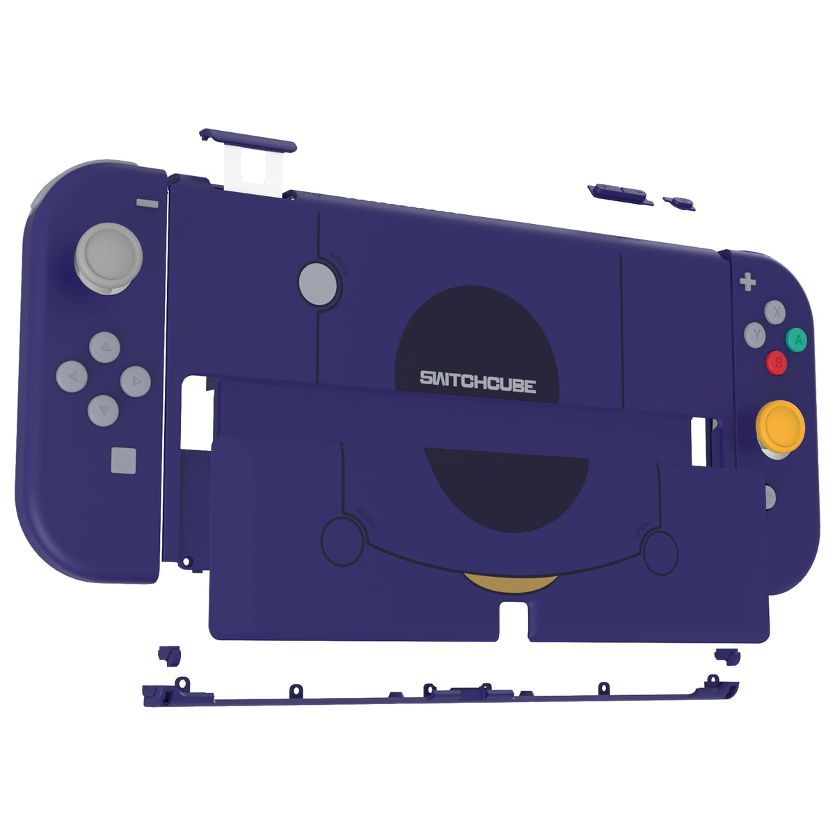 eXtremeRate Custom Replacement Full Set Shell with Buttons for Nintendo Switch OLED - Classic SwitchCube Style