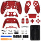 eXtremeRate Replacement Full Set Shells with Buttons Compatible with PS5 Edge Controller - Scarlet Red