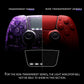 Replacement Full Set Shells with Buttons Compatible with PS5 Edge Controller - Scarlet Red eXtremeRate