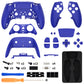eXtremeRate Replacement Full Set Shells with Buttons Compatible with PS5 Edge Controller - Dream Blue