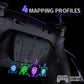 eXtremeRate RISE4 Plus MAX Back Paddles Kit with Clicky Trigger Stops & Rubberized Grip for PS5 Controller BDM-010/020 - Black