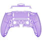 Replacement Back Housing Bottom Shell Compatible with PS5 Edge Controller - Clear Atomic Purple eXtremeRate
