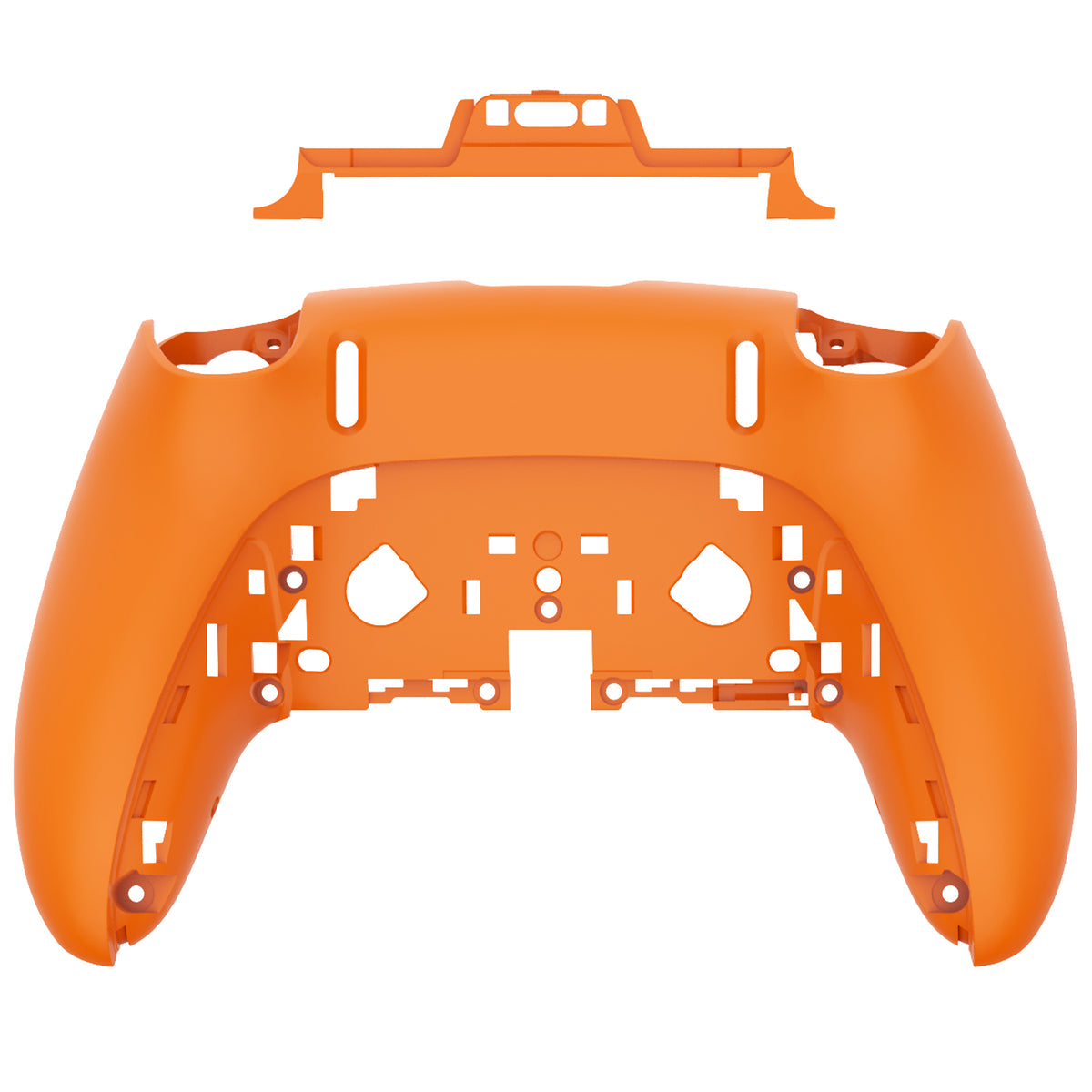 Replacement Back Housing Bottom Shell Compatible with PS5 Edge Controller - Orange eXtremeRate