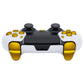 Replacement Full Set Buttons Compatible with PS5 Edge Controller - Chrome Gold eXtremeRate