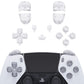 Replacement Full Set Buttons Compatible with PS5 Edge Controller - Clear eXtremeRate