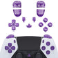 Replacement Full Set Buttons Compatible with PS5 Edge Controller - Clear Atomic Purple eXtremeRate