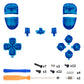 Replacement Full Set Buttons Compatible with PS5 Edge Controller - Clear Blue eXtremeRate