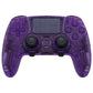 Replacement Full Set Shells with Buttons Compatible with PS5 Edge Controller - Clear Atomic Purple eXtremeRate