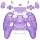 Replacement Full Set Shells with Buttons Compatible with PS5 Edge Controller - Clear Atomic Purple eXtremeRate