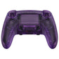 Replacement Full Set Shells with Buttons Compatible with PS5 Edge Controller - Clear Atomic Purple eXtremeRate
