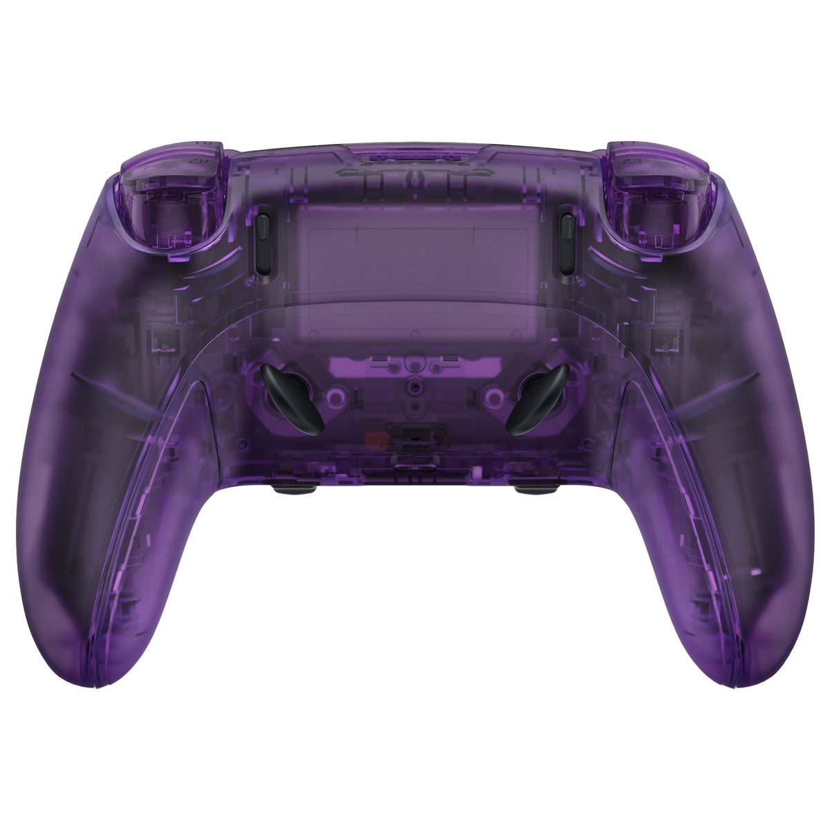 Replacement Full Set Shells with Buttons Compatible with PS5 Edge Controller - Clear Atomic Purple eXtremeRate
