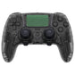 Replacement Full Set Shells with Buttons Compatible with PS5 Edge Controller - Clear Black eXtremeRate