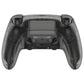 Replacement Full Set Shells with Buttons Compatible with PS5 Edge Controller - Clear Black eXtremeRate