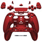 Replacement Full Set Shells with Buttons Compatible with PS5 Edge Controller - Scarlet Red eXtremeRate
