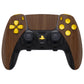 Replacement Full Set Shells with Buttons Compatible with PS5 Edge Controller - Wood Grain eXtremeRate