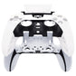 Replacement Left Right Front Housing Shell with Touchpad Compatible with PS5 Edge Controller - White eXtremeRate