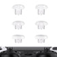 eXtremeRate Retail Clear Replacement Swappable Thumbsticks for PS5 Edge Controller, Custom Interchangeable Analog Stick Joystick Caps for PS5 Edge Controller - Controller & Thumbsticks Base NOT Included - P5J101