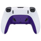 Replacement Top Bottom Decorative Trim Shell Compatible with PS5 Edge Controller - Purple eXtremeRate