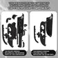 eXtremeRate D-Pad Version Replacement Full Set Shell Case with Buttons for Joycon 2 of Nintendo Switch 2 - Essence Version - Black