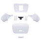 eXtremeRate Retail Solid White Replacement Redesigned K1 K2 Back Button Housing Shell for ps5 Controller eXtremerate RISE Remap Kit - Controller & RISE Remap Board NOT Included - WPFM5003