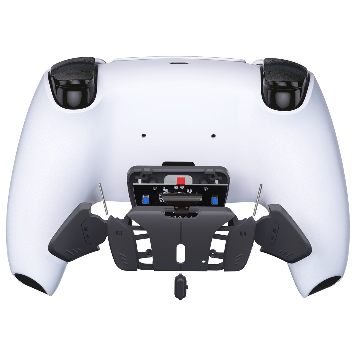 eXtremeRate Retail Turn RISE to RISE4 Kit – Redesigned Classic Gray K1 K2 K3 K4 Back Buttons Housing & Remap PCB Board for PS5 Controller eXtremeRate RISE & RISE4 Remap kit - Controller & Other RISE Accessories NOT Included - VPFM5009P
