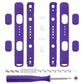 eXtremeRate 2 Pack Custom Replacement shell for Joycon Strap of NS Switch - Purple
