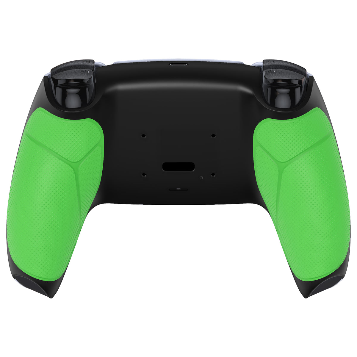eXtremeRate Performance Grip Redesigned Back Shell for eXtremeRate RISE Remap Kit, Compatible with PS5 Controller - Rubberized Green