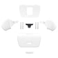 eXtremeRate Retail White Replacement Redesigned K1 K2 Back Button Housing Shell for ps5 Controller eXtremerate RISE Remap Kit - Controller & RISE Remap Board NOT Included - WPFP3008