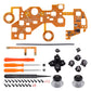 eXtremeRate Retail Multi-Colors Luminated D-pad Thumbsticks Start Back ABXY Buttons (DTF) LED Kit for Xbox One Standard, Xbox One S X Controller 7 Colors 9 Modes Button Control with Classical Symbols Buttons - X1LED02