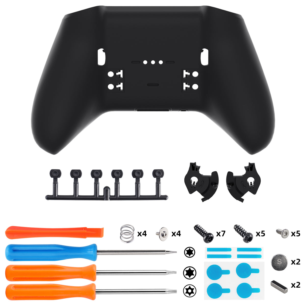 eXtremeRate Replacement Bottom Shell Case for Xbox Elite Series 2 & Elite Series 2 Core Controller Model 1797 - Black