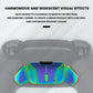 eXtremeRate Rainbow Aura Blue & Purple Real Metal Buttons (RMB) Version RISE4 Remap Kit for PS5 Controller BDM-010/020 - Rubberized Black
