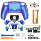 eXtremeRate Rainbow Aura Blue & Purple Real Metal Buttons (RMB) Version RISE 4.0 Remap Kit for PS5 Controller BDM-030/040 - Chameleon Purple Blue eXtremeRate