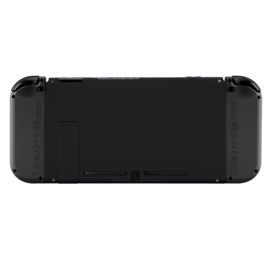 eXtremeRate Replacement Back Plate with Kickstand for Nintendo Switch Console - Black