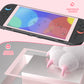 eXtremeRate 2 Pack Tempered Glass Screen Protector for Nintendo Switch 2 - Cherry Blossom Pink Border