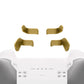 eXtremeRate 4 pcs Replacement Metalic Stainless Steel Paddles for Xbox One Elite & Xbox Elite Series 2 & Elite 2 Core Controller - Hero Gold eXtremeRate