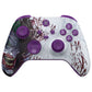 eXtremeRate ASR Version Performance Rubberized Full Set Shell Buttons with Redesigned Grip Diamond Texture Handles Backplate Case for Xbox Series X/S Controller & Xbox Core Controller - Clown HAHAHA