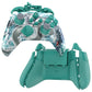 eXtremeRate ASR Version Performance Rubberized Full Set Shell Buttons with Redesigned Grip Diamond Texture Handles Backplate Case for Xbox Series X/S Controller & Xbox Core Controller - Jade Dragon - Cloud Dominator