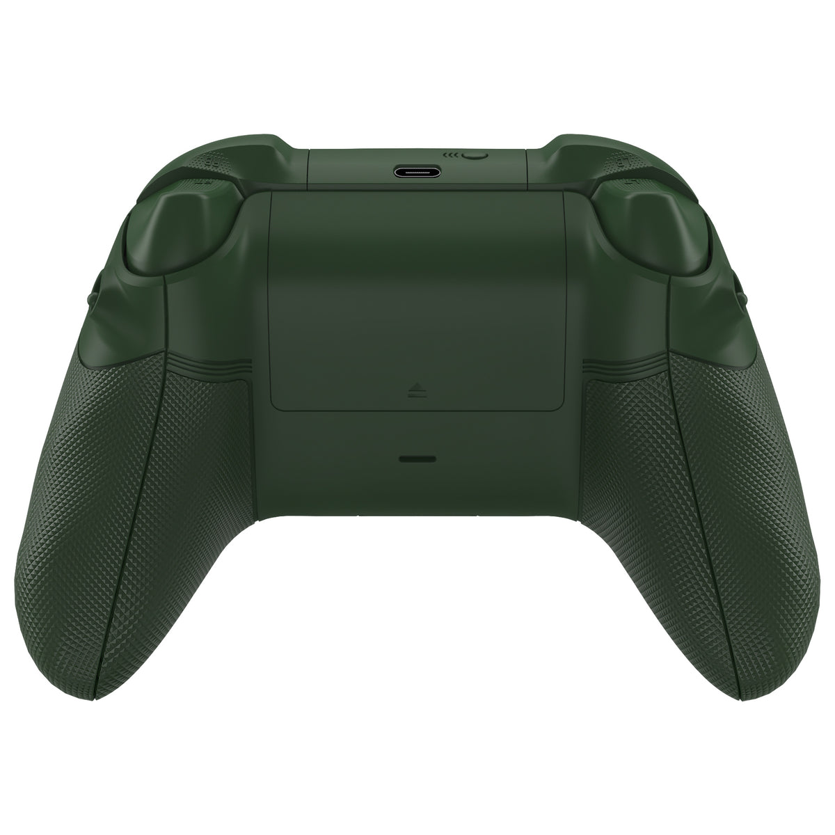 eXtremeRate ASR Version Performance Redesigned Full Set Shell Buttons with Ergonomic Trigger Stop Rubberized Grip for Xbox Series X/S Controller & Xbox Core Controller - Diamond Textured Deep Pine Green